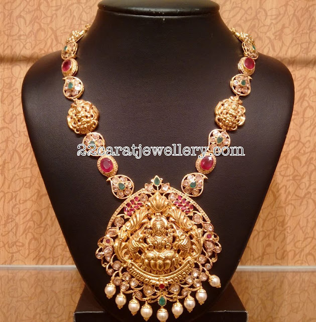 Lakshmi Necklace with Mango Clasps