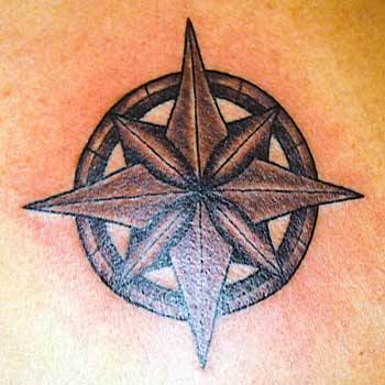 star tattoos for men. tribal star tattoo for men.