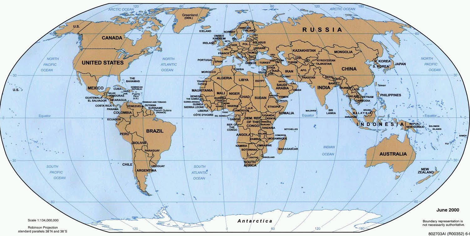 World Map Hah yang kecik paling kanan (bawah) tue ler New Zealand