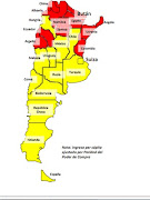El ingreso per capita de cada provincia argentina , si fueran un país. no . ipc