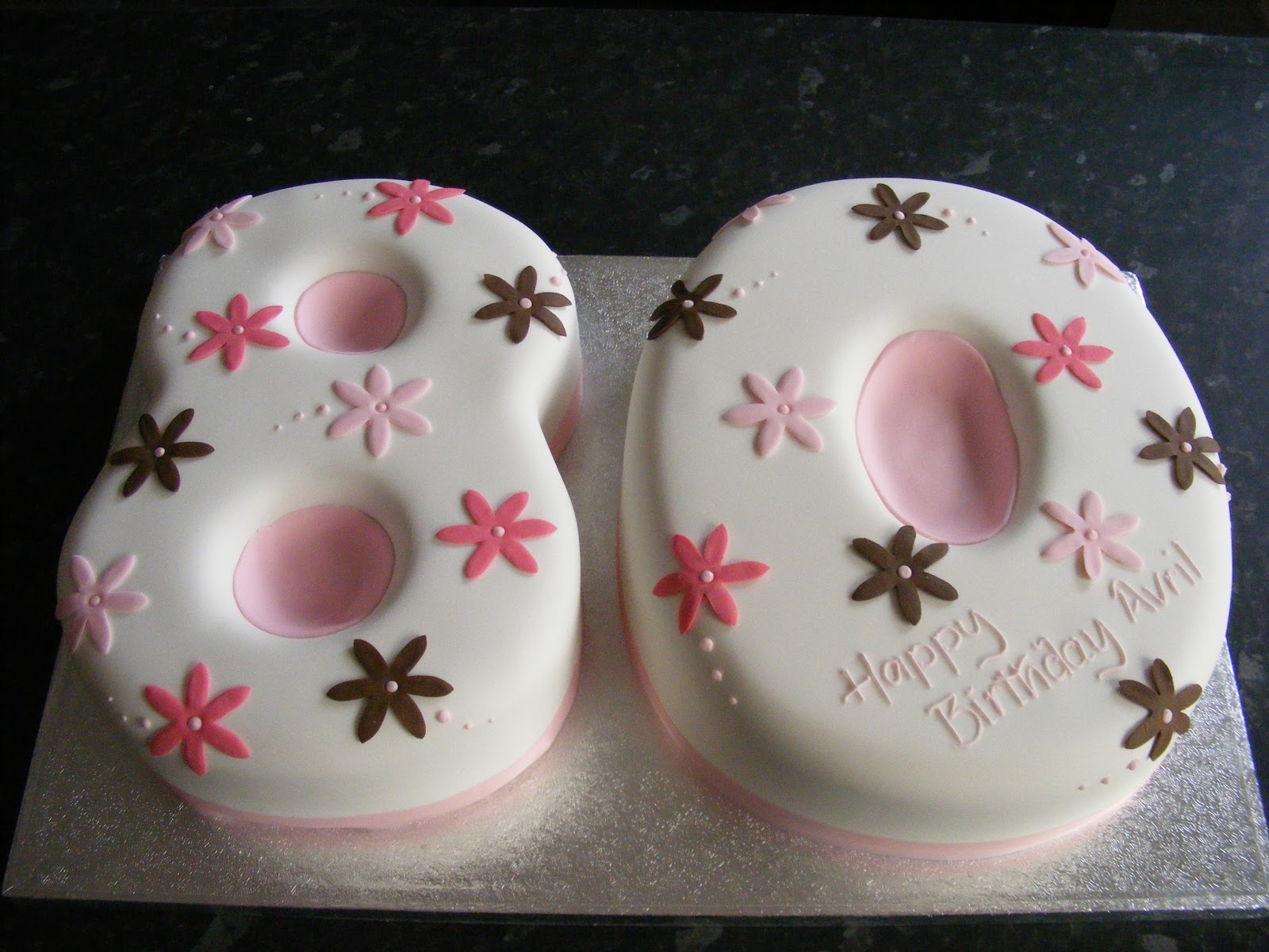  Cakes  By Karen 80th  Birthday  Cake  