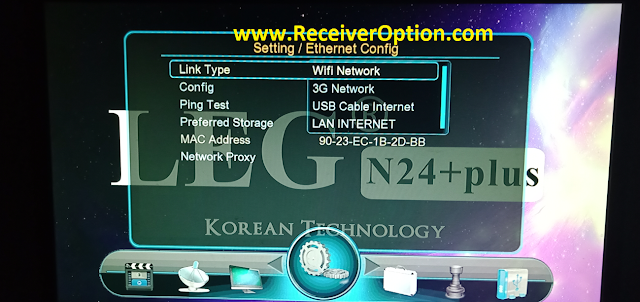 LEG N24+ PLUS 1507 1G 8M NEW SOFTWARE WITH ECAST & DIRECT BISS KEY ADD OPTION