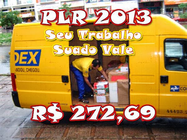 PLR - Seu Trabalho Suado Vale R$ 272,69