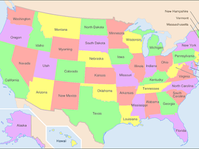 25 ++ フリー アメリカ 州 地図 232205-アメリカ 州 地図 ���リー