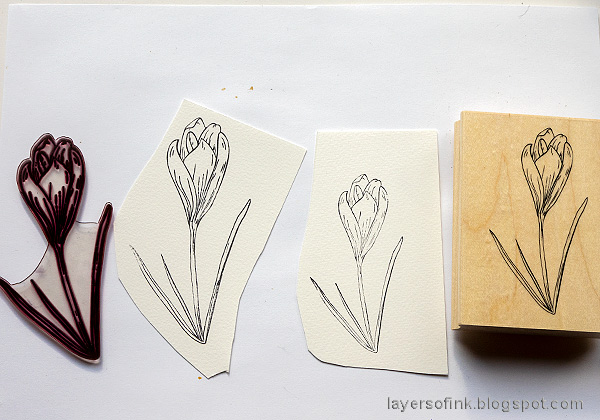 Layers of ink - Mother's Day Card Tutorial by Anna-Karin Evaldsson. Made with Simon Says Stamp Thoughtful Flowers.