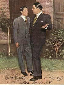 Carlos Gardel con Irineo Leguizamo en 1931