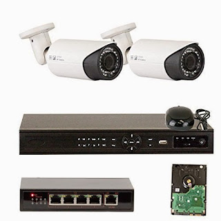 GW Security 4 Channel 1080P PoE NVR HD IP Security Camera