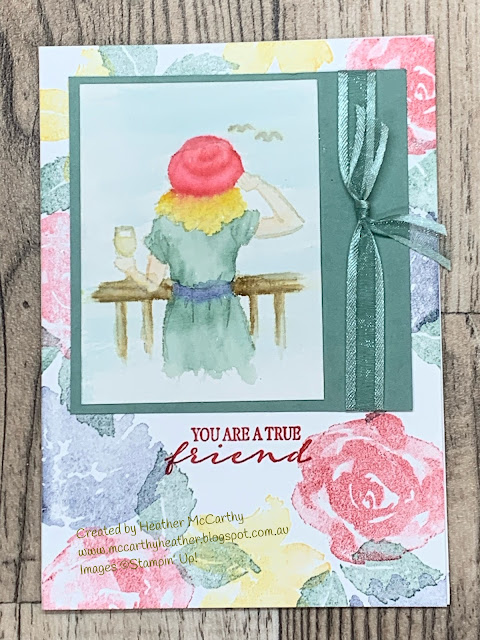 Stampin' Up!, In the Moment, True beauty, No Line watercoloring