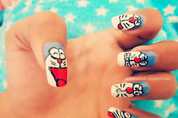 Gambar Nail Art Doraemon