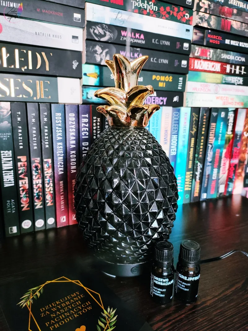 Ultradźwiękowy dyfuzor zapachowy Ananas w stylu Glamour - HomeAir