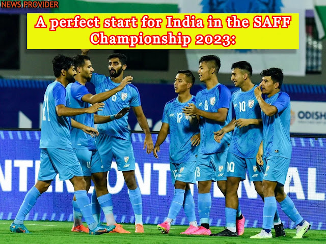 SAFF Championship 2023 Final: India wins 9th title