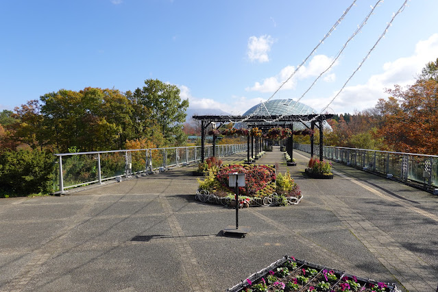 鳥取県西伯郡南部町鶴田 とっとり花回廊 エントランス展示