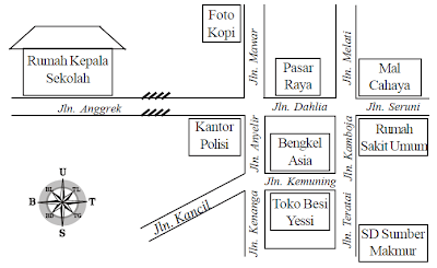 Bahasa Indonesia Kelas IV Membuat Gambar atau Denah  BISA