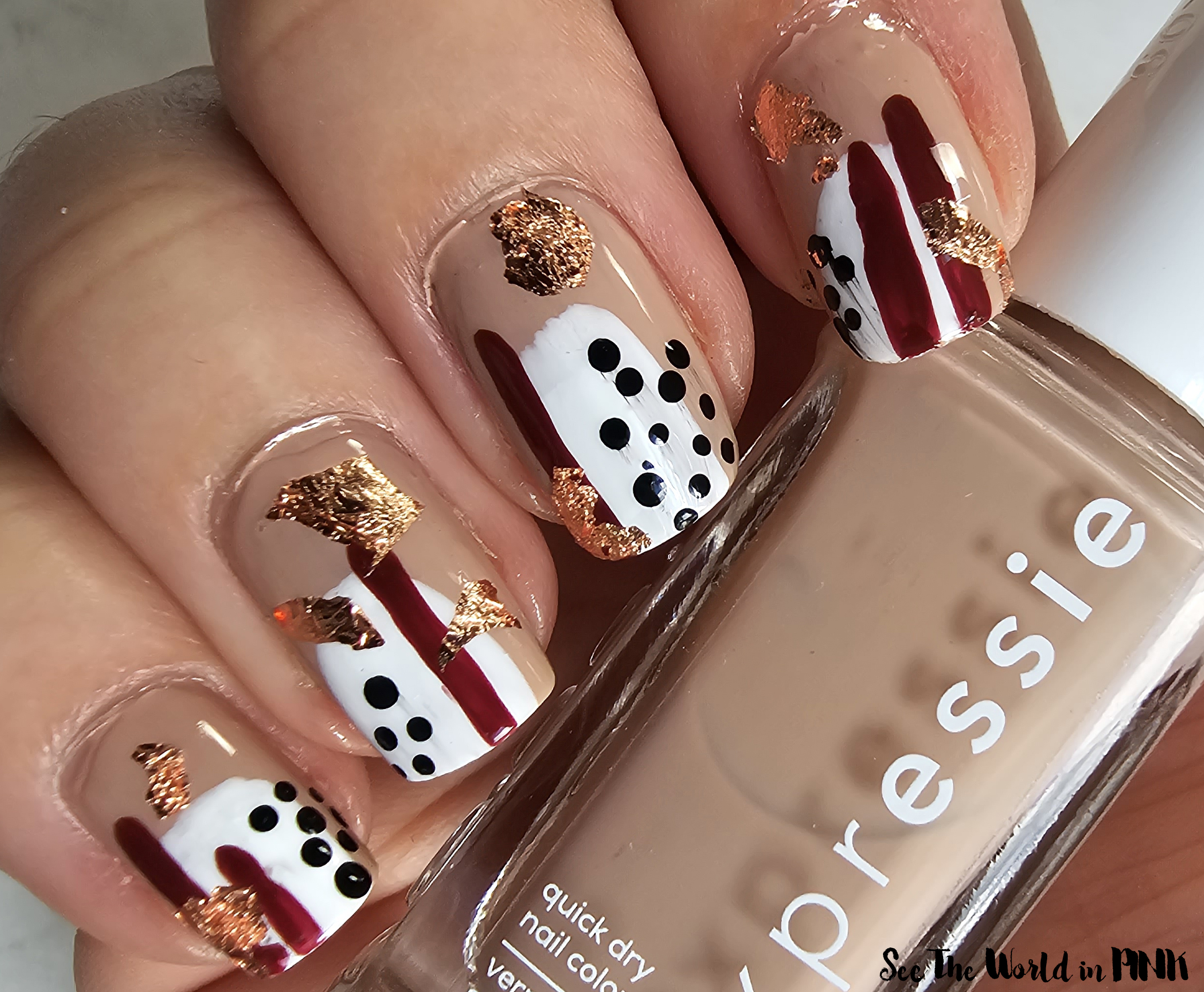 Manicure Monday - Fall Abstract Nails