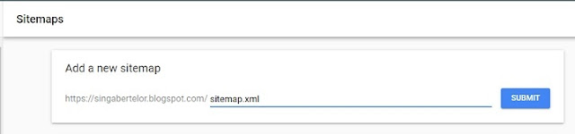 Cara Menambahkan Sitemap Baru di Google Webmaster Tools