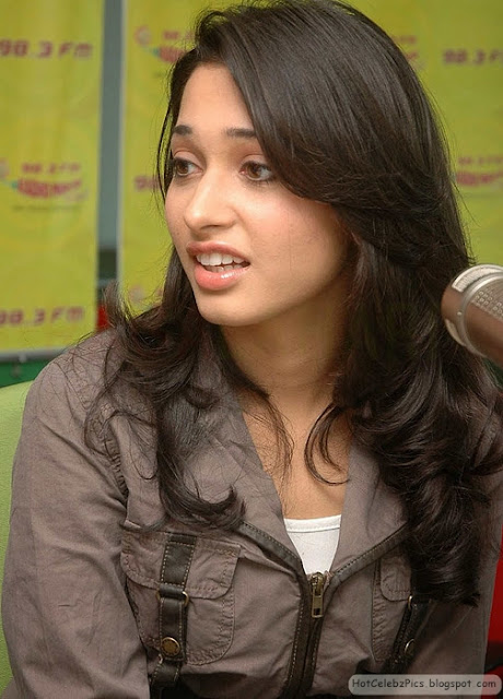 hot pics of tamanna at radio mirchi