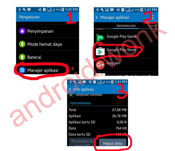 cara mengatasi kode 403 di play store