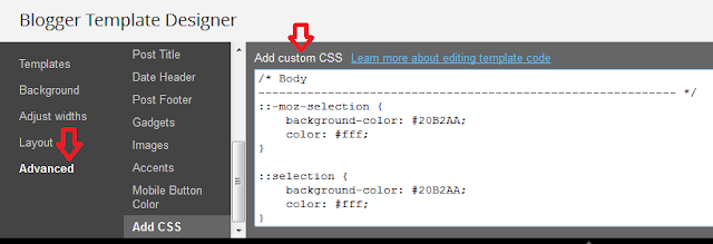 Change the colour of the highlighted text using CSS.