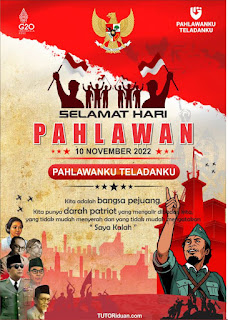 Poster Hari Pahlawan 2022 PSD