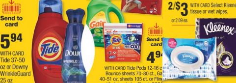 CVS Deals on Tide Detergent & Downy