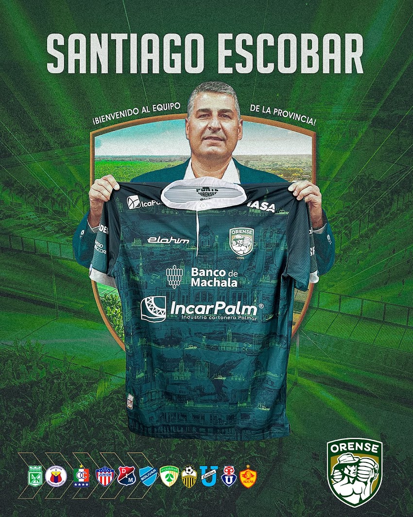 Santiago Escobar nuevo técnico de ORENSE S.C.