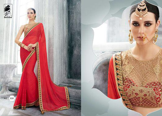 Trendy Party Wear Saree Collection Online Shopping