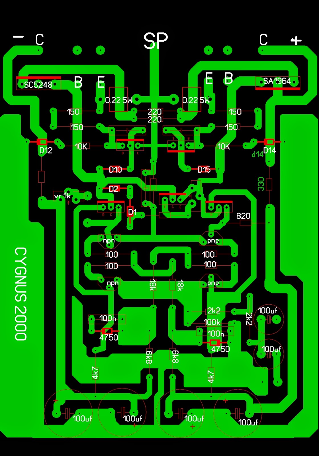 ALL DRIVER  POWER  AMP  AND PCB 