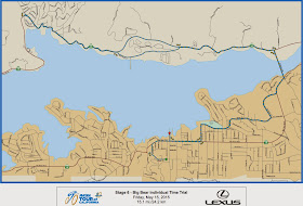 Tour of California Stage 6 Map 2015