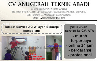 Tempat Service AC Wilayah Sidoarjo (panggilan)