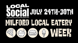 Milford Local Eatery Week Starts Monday, July 24