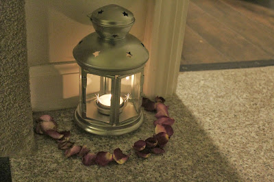 Lantern at the door for Diwali
