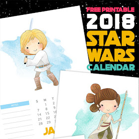 2018 star wars calendar