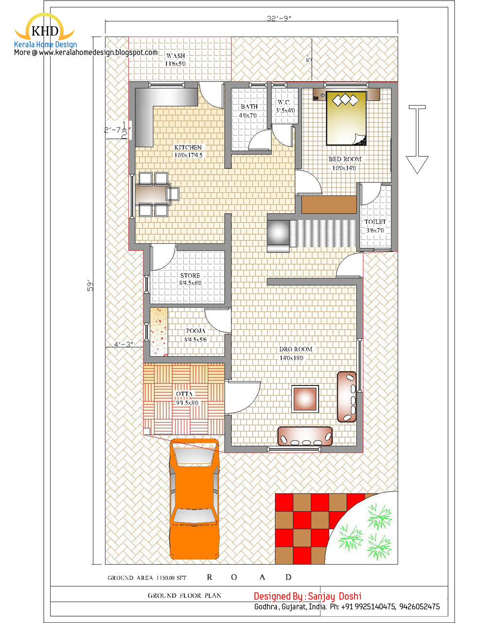 Ground Floor Plans 1000 Sq Ft. House