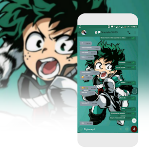 Anime Green Theme For GBWhatsApp By PFM