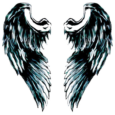 Angel wing drawing. Choosing a tattoo can be a hard decision.