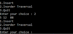 C code to implement Threaded Binary Search Tree