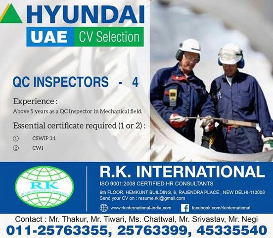 Hyundai Korean MNC Jobs for UAE & KSA