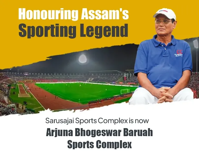 Sarusajai Sports Complex Renamed in Honour of Bhogeswar Baruah