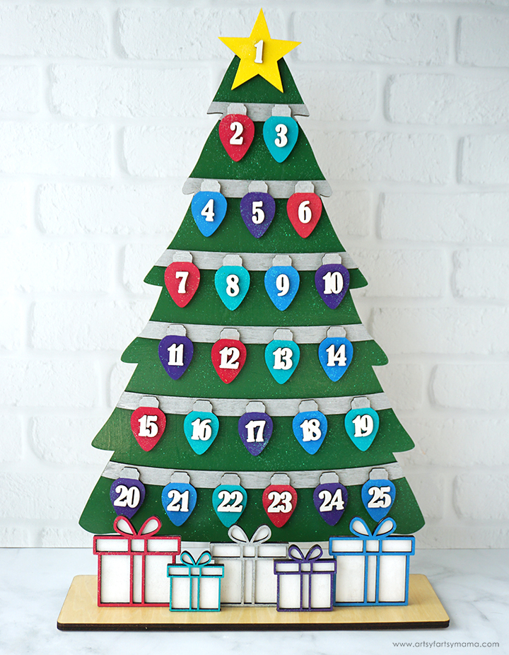 Christmas Tree Countdown Advent Calendar