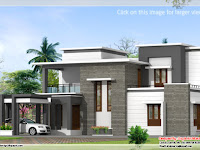 Kerala Home Design Flat Roof Elevation