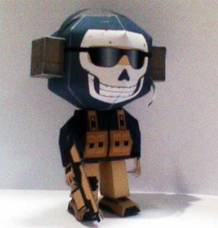 Call of Duty Papercraft Ghost