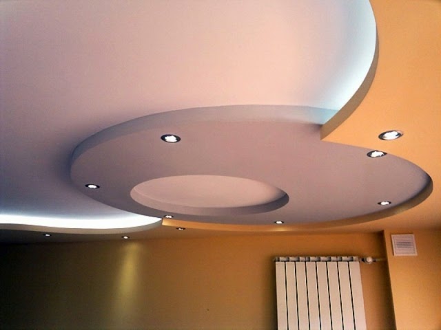 modern POP false ceiling designs for living room, false ceiling LED lights