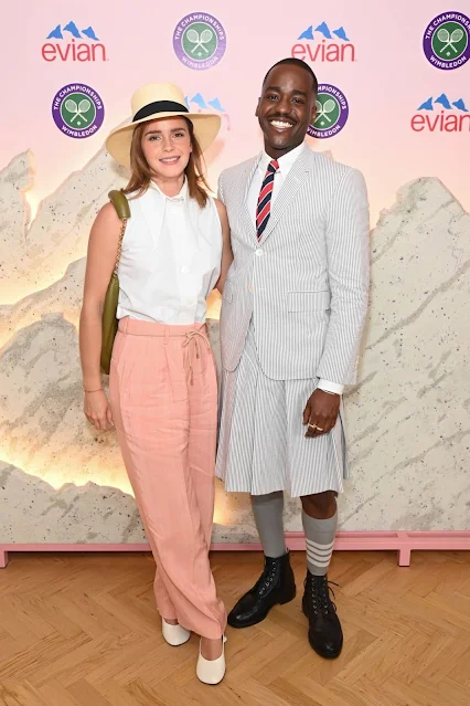 Emma Watson at the Wimbledon Championships in London