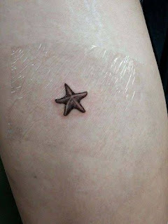 28 Simple Minimalist Starfish Tattoos On The Forearm
