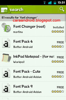 Cara Mengganti Fonts Android Langsung Dari HP Dengan Fonts Charger