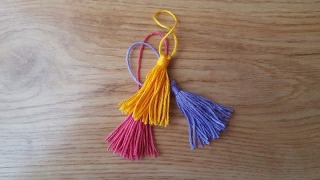 How to make a tassel with embroidery floss - the video tutorial