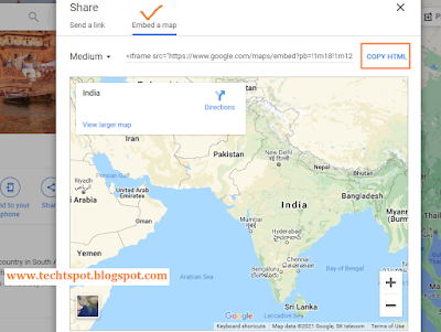 Add Google Map widget in Blogger 2