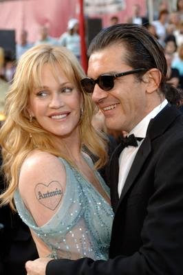 Antonio Banderas with Wife