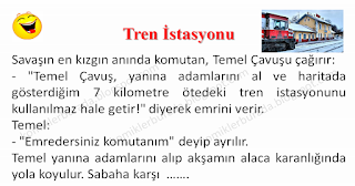 Tren İstasyonu - Temel Fıkraları - Komikler Burada