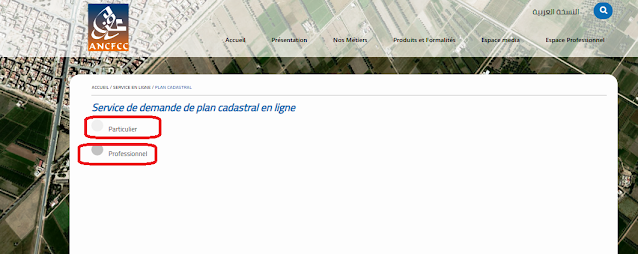 Plan cadastral maroc en ligne